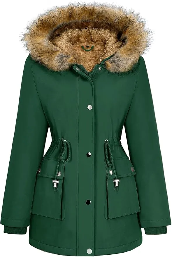 Parka Xnova Impermeable Forro Polar para Mujer