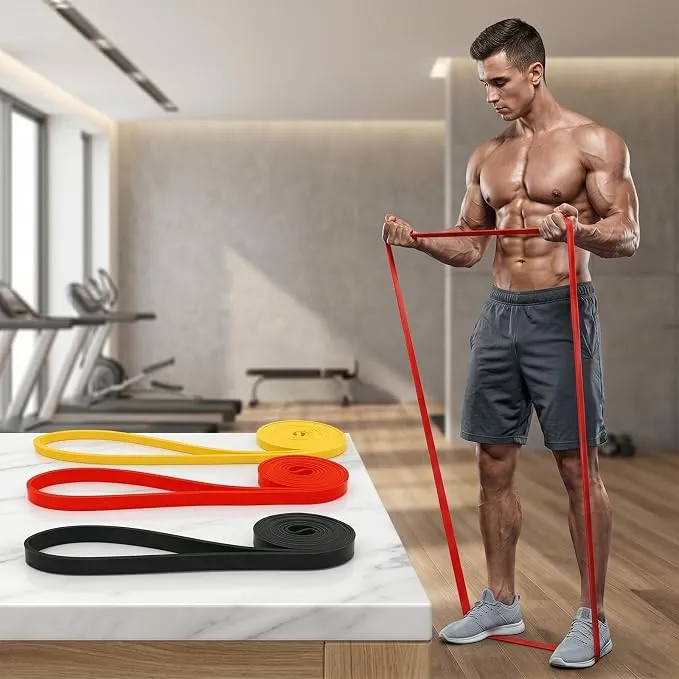 Pack de 3 Bandas de Resistencia TPE para Entrenamiento de Fuerza y Flexibilidad