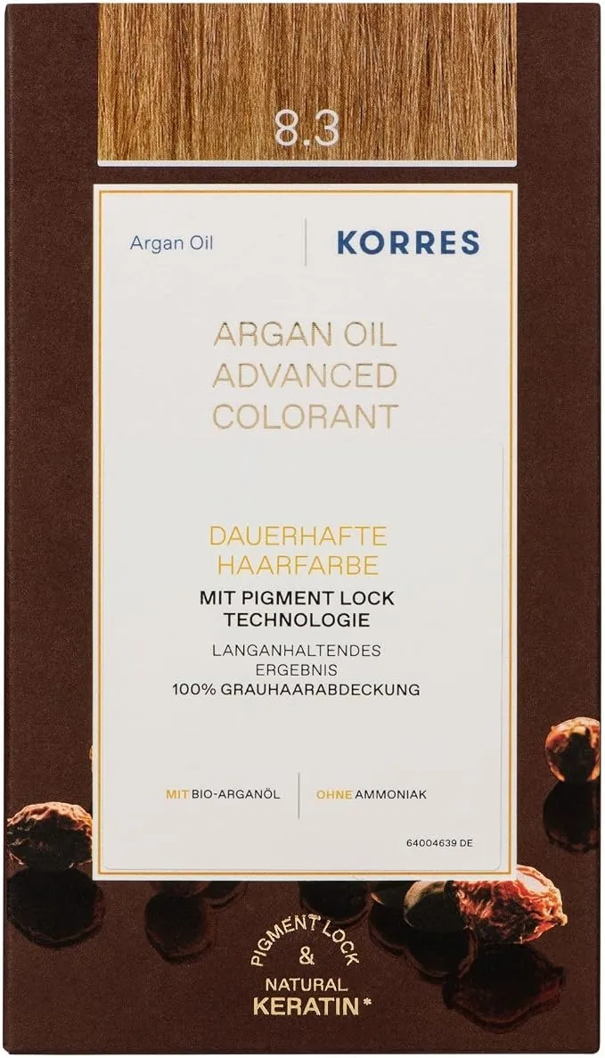 Korres Aceite de Argán Coloración Avanzada Tono Rubio Oscuro 5.0 (145 ml)