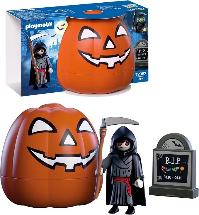 Pack Halloween PLAYMOBIL con Calabaza y Accesorios