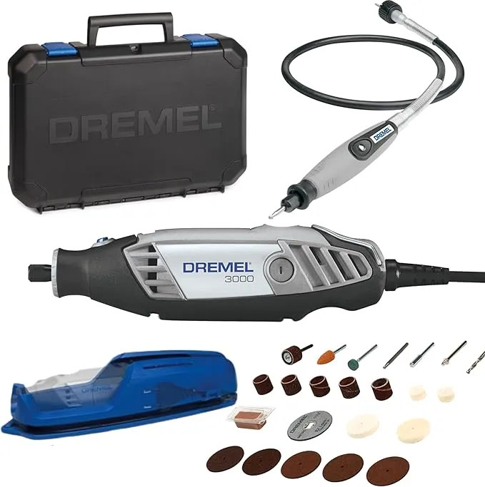 Dremel 3000 Multiherramienta Eléctrica 130W con 26 Accesorios y Estuche