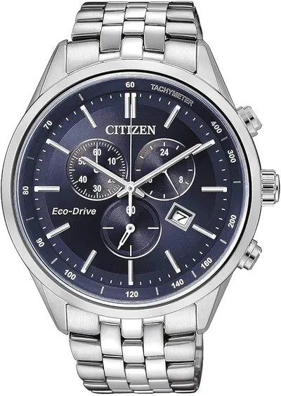 Citizen Reloj Cronógrafo Eco-Drive para Hombre con Correa de Acero Inoxidable