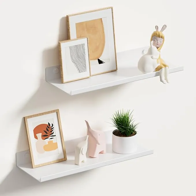 Wisfame Estante Metálico Antióxido para Pared - Pack de 2