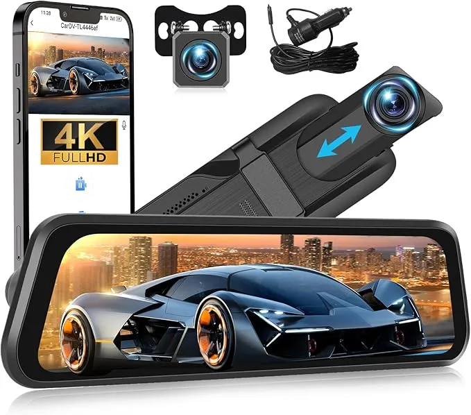Cámara para el coche OiLiehu Salpicadero 4K HD