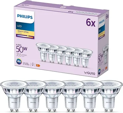 Philips GU10 Pack 6 Bombillas