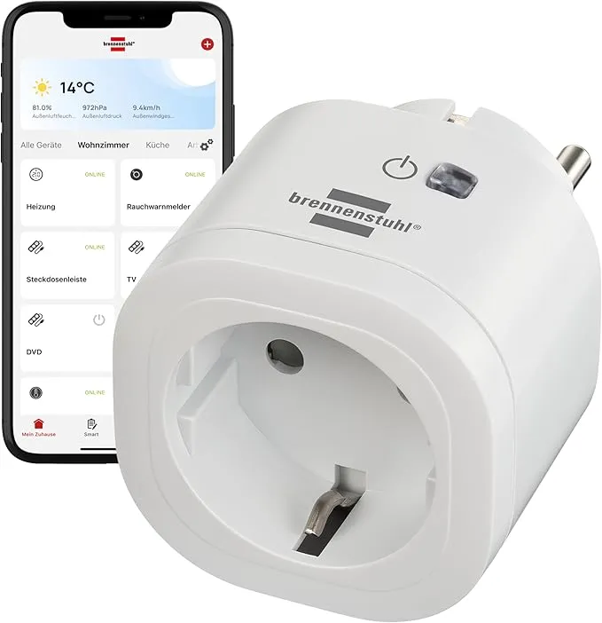 Brennenstuhl Connect Enchufe Inteligente WiFi Programable