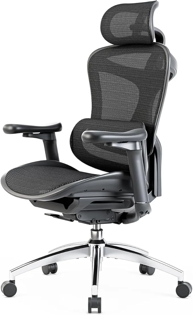 SIHOO Doro C300 Silla de Oficina Ergonómica con Soporte Lumbar Dinámico