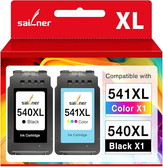 Pack 2 Cartuchos Tinta XL PG-540XL CL-541XL Compatibles Canon Pixma TS5150