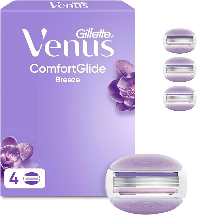 Gillette Venus Comfortglide Breeze Cuchillas de Afeitar Mujer Pack 4