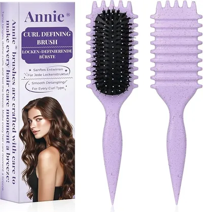 Peine pelo rizado definidos, cepillo antiestático para peinados