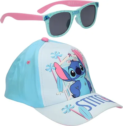 Disney Gafas de sol y gorra de béisbol para niños