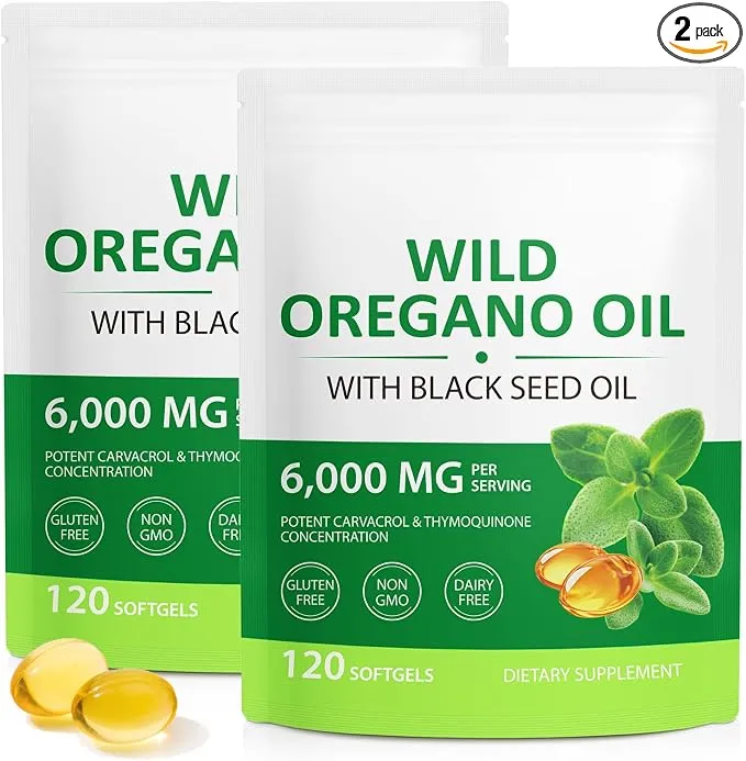 Aceite de Orégano con Aceite de Semilla Negra (Pack 2 unidades)