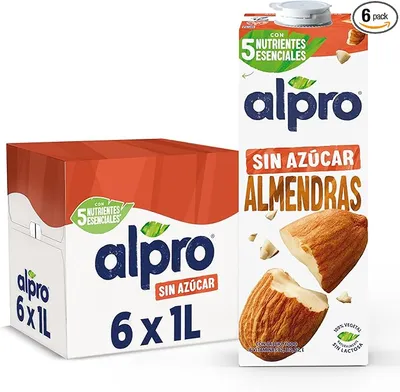 Alpro Almendras sin Azúcar 6X1L