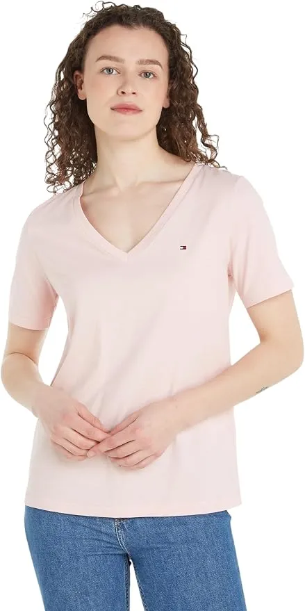 Tommy Hilfiger Camisetas de Punto S/S para Mujer