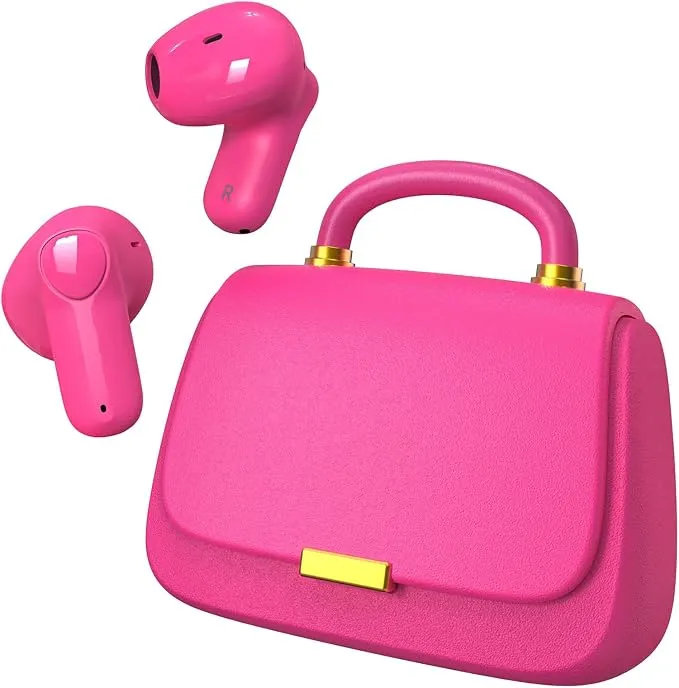 ANCwear Auriculares Bluetooth 5.4 In-Ear con Estuche en Forma de Bolso