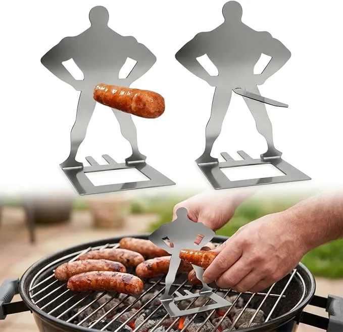 Soporte para salchichas para barbacoa