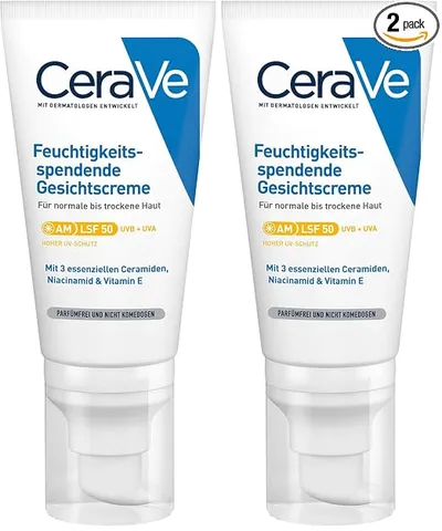 CeraVe, Loción Hidratante de Rostro SPF 50