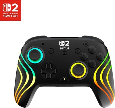 Turtle Beach Afterglow Negro Mando de juego RGB inalámbrico para Nintendo Switch 2