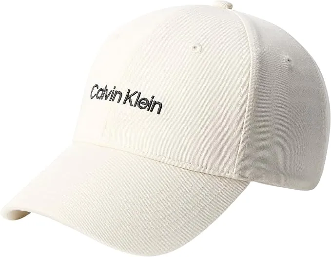 Gorra Calvin Klein Logo Embroidery Marfil Talla Única