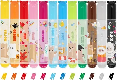 Legami - Juego de 12 rotuladores - Teddy Friends