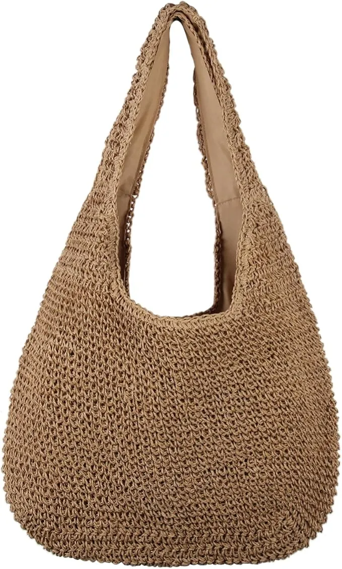 LUI SUI Bolso Tote de Paja