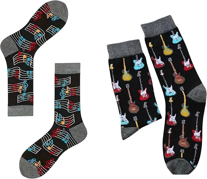 5 Pares de Calcetines de Guitarra en Caja