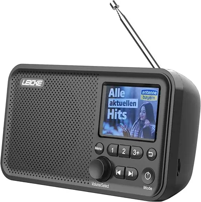 LEICKE Radio portátil Dab+ con Bluetooth 5.0