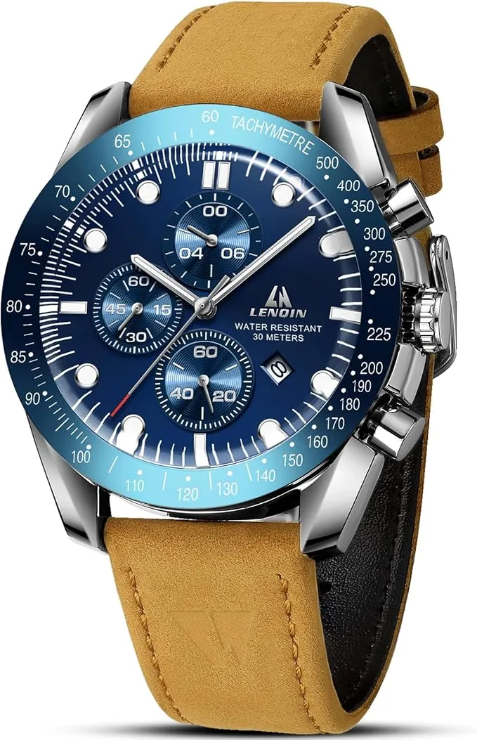 LN LENQIN Reloj Hombre Cuarzo Analógico Pulsera