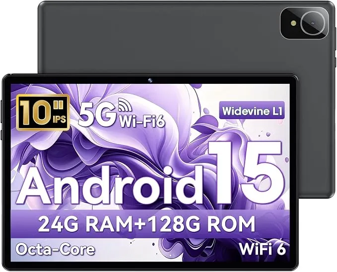 Tablet Android 10" 18GB RAM 128GB ROM Ampliable 1TB, WiFi 6, GPS