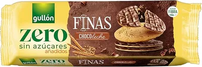 Galletas Gullón Finas choco leche Zero Sin Azúcares