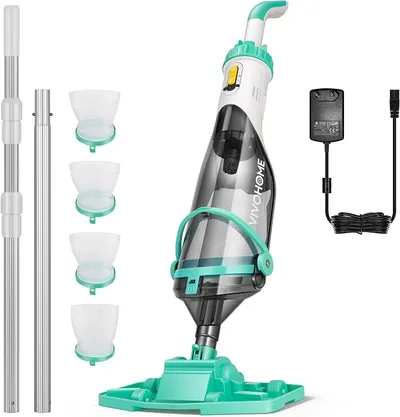 VIVOHOME Limpiafondos de Piscina con Indicador de Batería 4200LPH