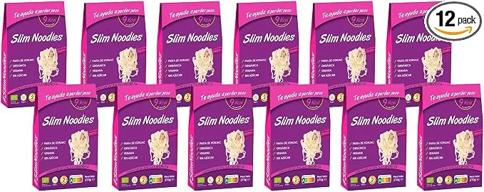 Slim Pasta Noodles de Konjac Pack 12 - Keto y Low Carb