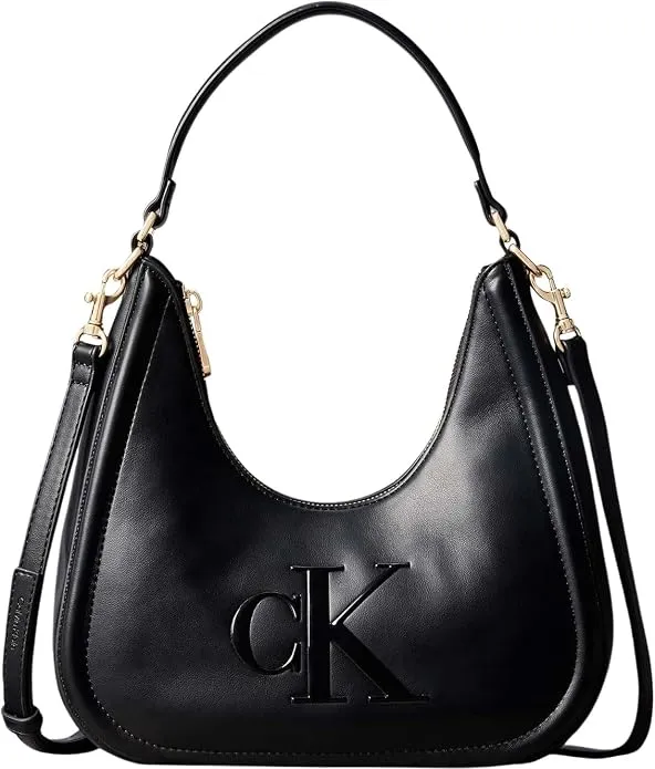 Bolso Bandolera Calvin Klein Bold CK Small Mujer Negro
