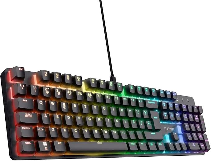 GXTrust 871 Zora Teclado Mecánico Español QWERTY con Iluminación RGB