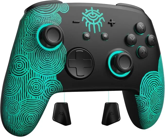 PALPOW Mando Pro Switch 2 NFC Inalámbrico con Joystick de Efecto Hall y LEDs RGB