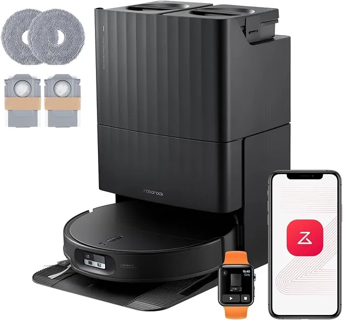 Robot Aspirador Roborock Qrevo Edge 2 con Base Todo en Uno