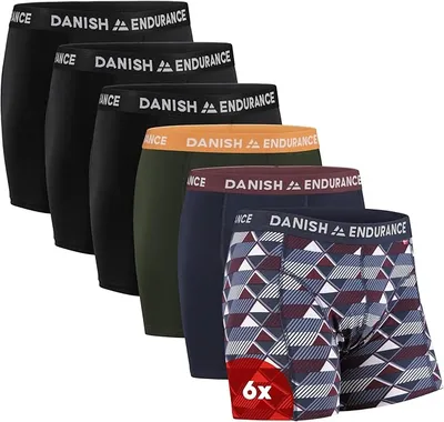 Pack de 6 Bóxers para Hombre - DANISH ENDURANCE