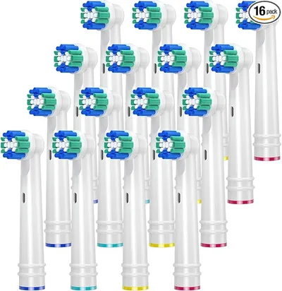 Cabezales de cepillo de recambio para Oral B Braun Pack de 16