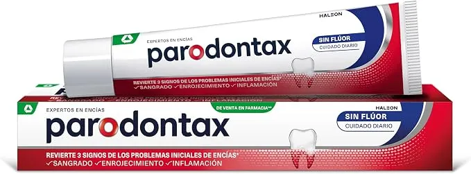 Pasta de Dientes Parodontax Sin Flúor 75ml - Cuidado Encías Sanas
