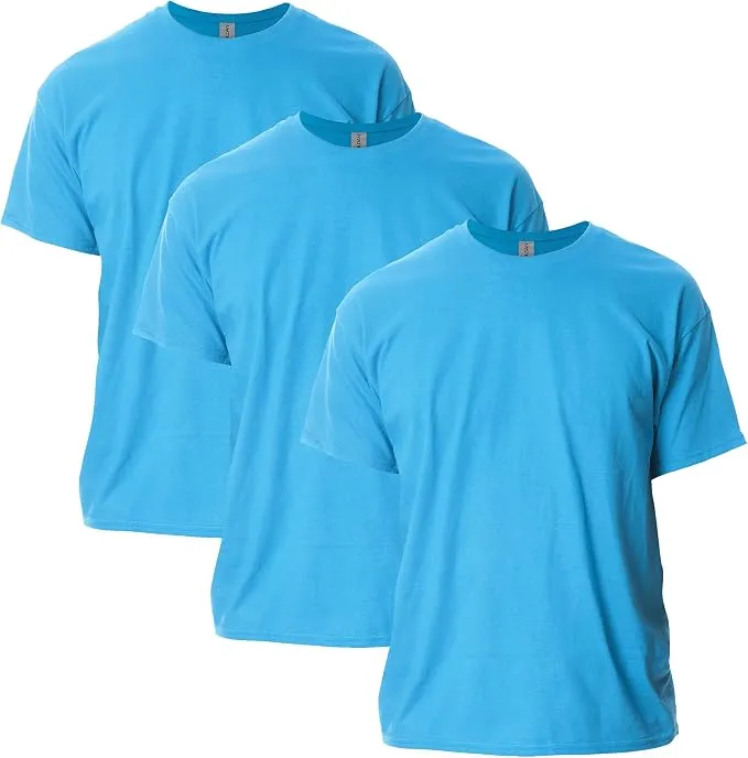 Gildan Camisetas de Manga Corta para Hombre, Pack de 3 (Estilo G1100)