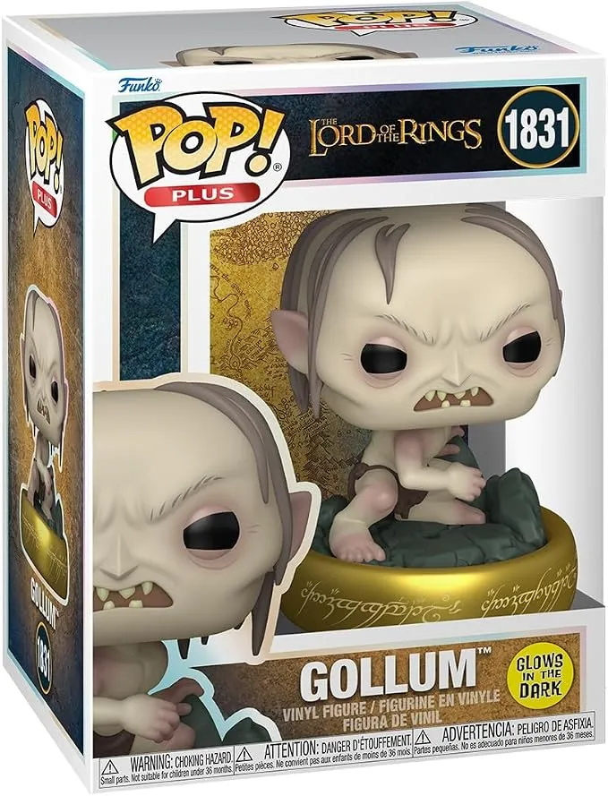 Funko Pop! Plus Gollum Glow in the Dark Edición El Señor de los Anillos