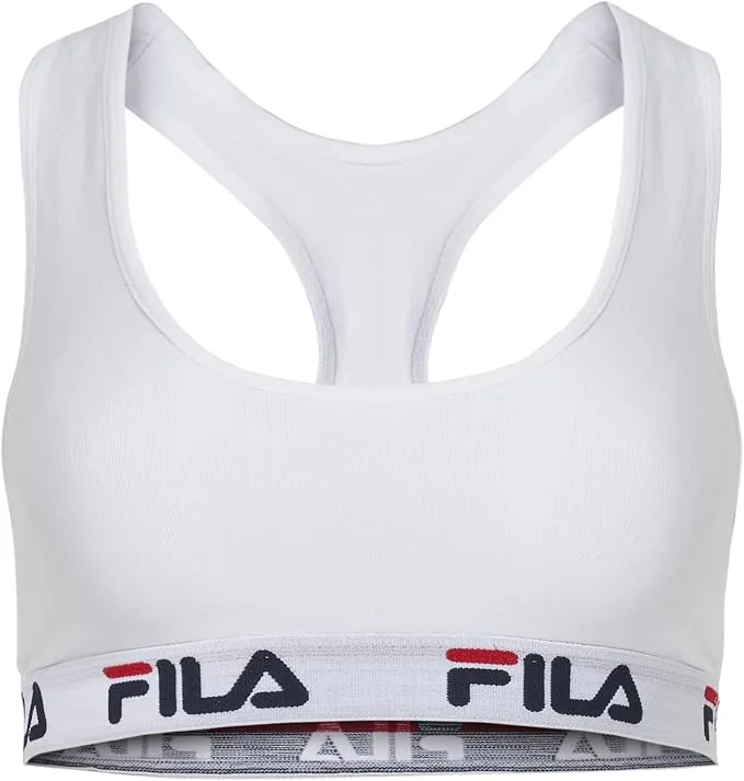 FILA Sujetador Deportivo Mujer, Suave y Cómodo Talla S