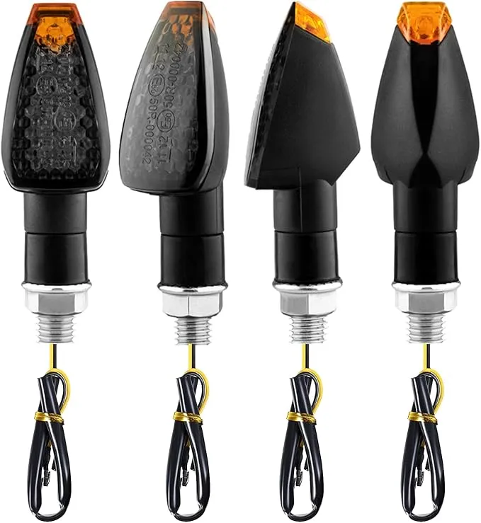 Pack 4 Intermitentes LED Moto RUIZHI Resistentes y Homologados