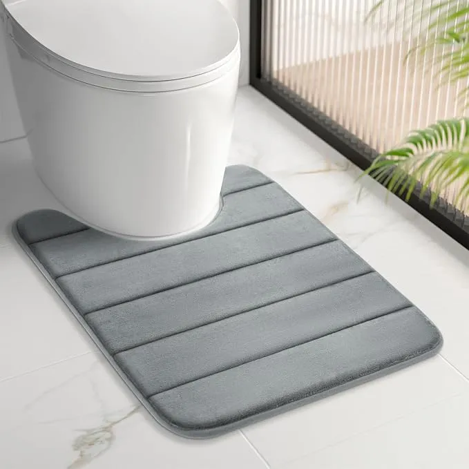 HITSLAM Alfombra de Baño Viscoelástica Antideslizante 50x60cm