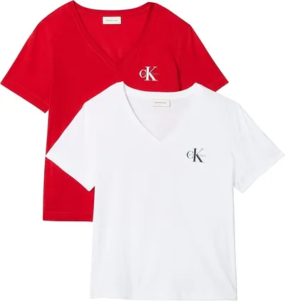 Camisetas Calvin Klein A- Logo Vn 2 Pack tee