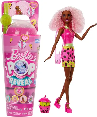 Barbie Pop Reveal Muñeca con Pelo Rosa