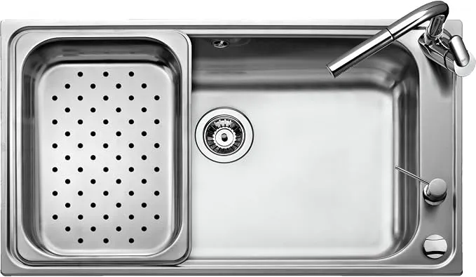 Fregadero Teka 12127001 Acero Inoxidable 1 Cubeta para Muebles de 90cm