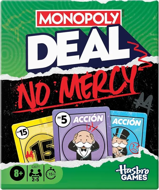 Monopoly Deal: No Mercy - Juego de Cartas Estratégico
