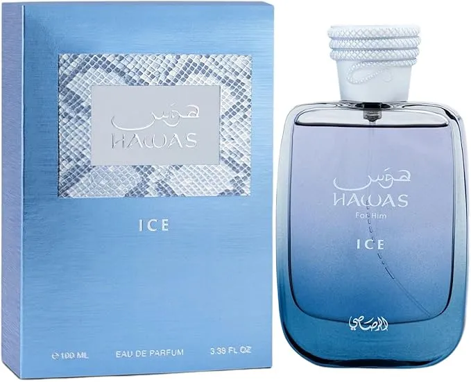 Rasasi Hawas Ice Eau De Parfum 3.4oz para Hombre