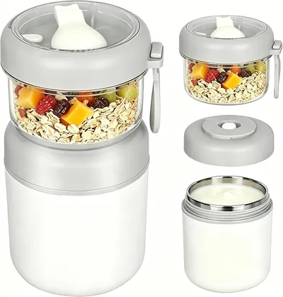 JASTOO Taza de cereales, yogur para llevar